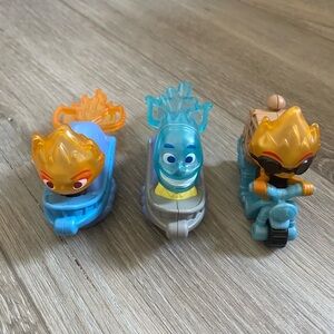 2023 McDonalds Pixar Elemental Toy Lot